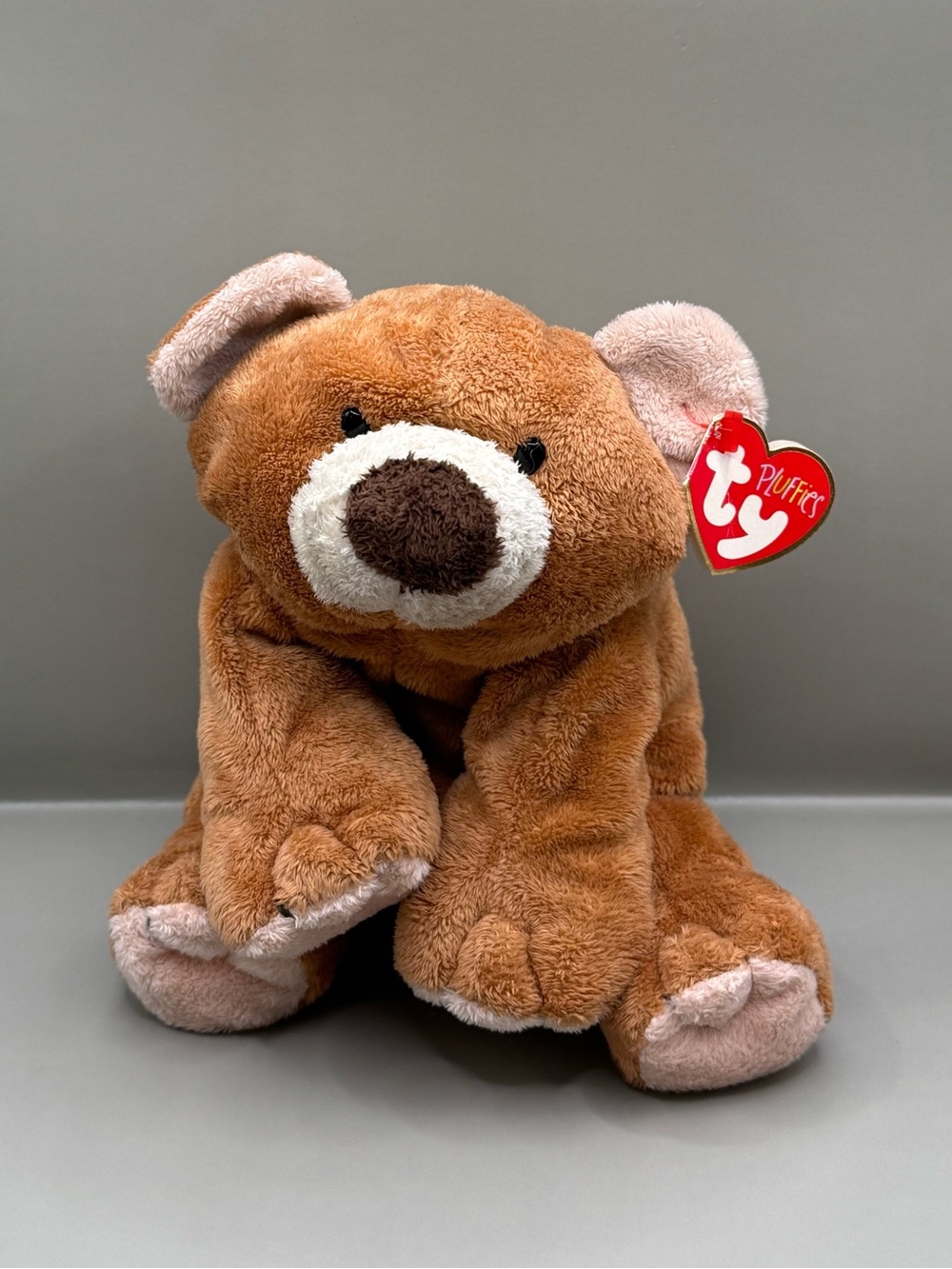Vintage Ty Pluffies Slumbers Teddy Bear Plush Stuffed Animal Tylux Lovey